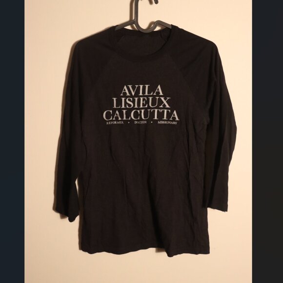 Set of 2 catholic black tshirts XS/S - Picture 3 of 9